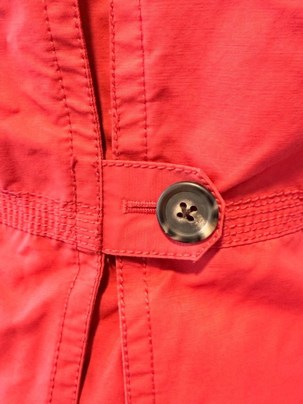 💖 Pink Utility Jacket Lightweight Button Front | Eddie Bauer | Size M - Picture 9 of 16